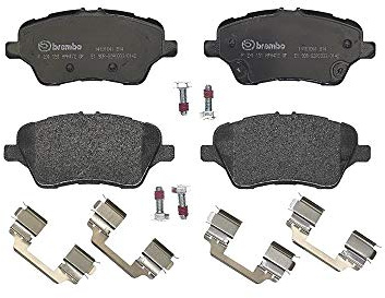 BREMBO Jeu de garnitures de frein, frein à disque P24151 | Compatible avec: FORD B-MAX, FIESTA VI, FIESTA VI Van, TOURNEO COURIER B460 Großraumlimousine