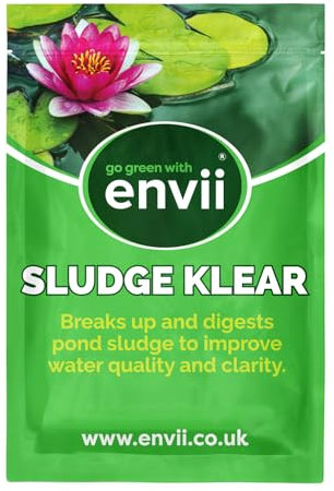 Envii Sludge Klear – Trattamento Per La Pulizia Di Melma E Scorie Dai Laghetti, Pulisce E Controlla Lo Sviluppo Di Sostanze Di Rifiuto Organiche Nei (12 Pastiglie)