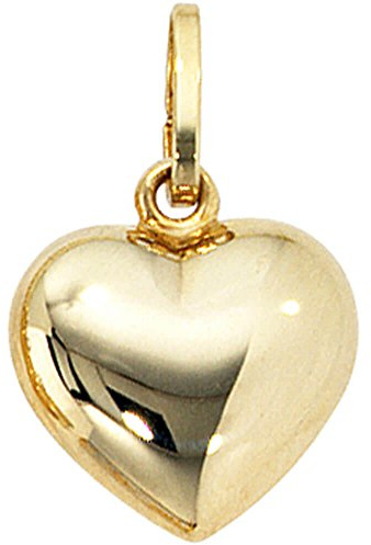 Goldanhänger Herzanhänger Anhänger Herz 333 Gold Gelbgold für Damen