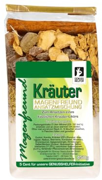Bremer Gewürzhandel Magenfreund Ansatzmischung Kräuter, ohne künstliche Zutaten, Likör selber machen, Kräuterlikör, 450g