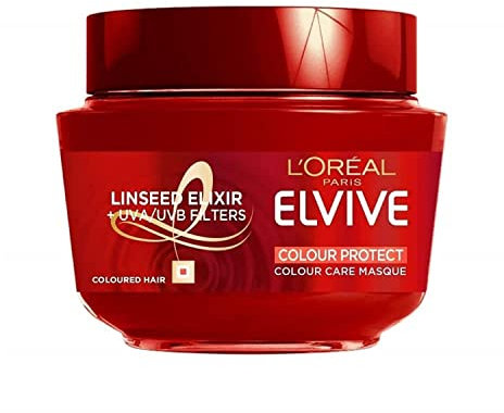 L'Oreal Paris Elvive Colour Protect Hair Mask for Coloured Hair, 300ml