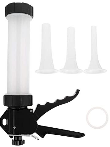 Joyivike Poussoir À Saucisses Manuel - Remplissage Fabricant Saucisses, 3 Tubes Remplissage, Farce À Remplisseur À La Main, Outils Cuisine