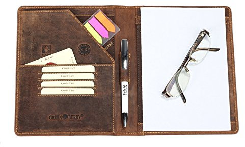 Greenburry vintage Schreibmappe A5 braun