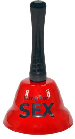 Fairly Odd Novelties Ring for Sex Novelty Handbell - Funny Gag Gift for Couples - Red with Black Handle