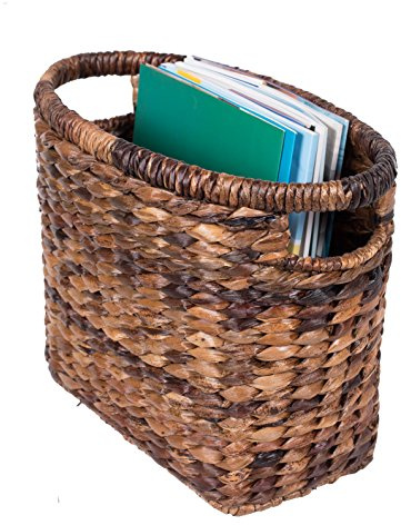 BirdRock Home Seagrass Magazine Basket