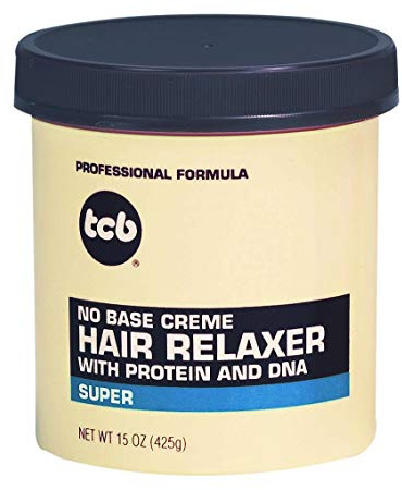 Tcb Hair Relaxer No Base Creme 15 Ounce Super Jar (Pack of 3)
