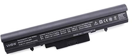vhbw 1x batteria compatibile con HP 510, 530 notebook (2200mAh, 14,8V, Li-Ion) - Sostituisce 440264-ABC, 440265-ABC, 440266-ABC, 440704-001, 443063-001, HSTNN-C20C, HSTNN-C29C