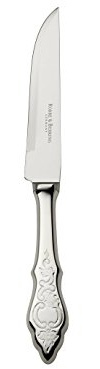 Robbe & Berking Couteau à Steak Ostfriesen (plaqué Argent Massif 150 g)