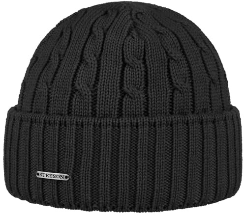 Stetson Georgia Wool Umschlagmütze Made in Germany Damen und Herren Herbst Winter