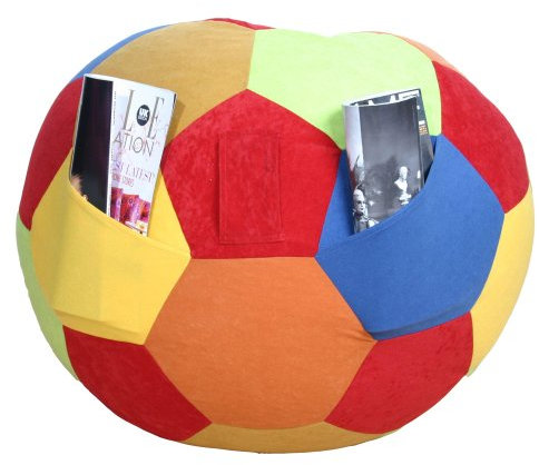 Kinzler K-11126/99 Sitzsack Fußball 70 cm, bunt