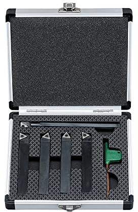SET SERIE KIT 5 UTENSILI PER TORNIO DA 10 mm AD INSERTO FERVI B007/10