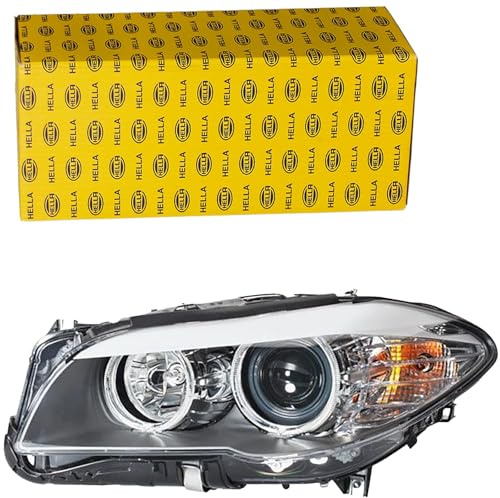HELLA 1EL 010 131-011 Halogen/DE-Huvudstrålkastare - för t.ex. BMW 5 F10 - ECE/CCC - för högertrafik - Vänster