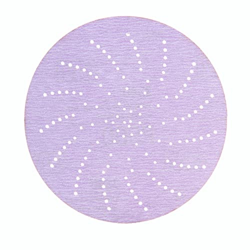 3M Hookit 334U, 30472, disco abrasivo viola da 5, grado P500, 50 dischi per scatola