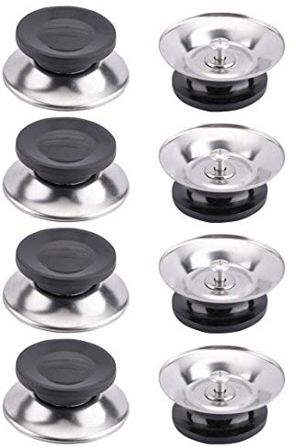 sourcingmap 8pcs Bouton de Couvercle Cuisine Poignée de Couvercle Bouchon