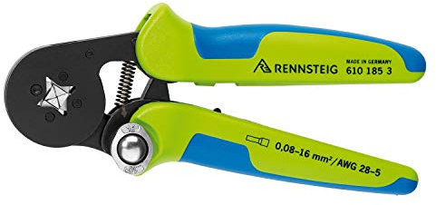 Rennsteig Aderendhülsencrimpzange PEW8.185 (selbsteinstellend, 4 Crimpflächen; 0,08-16 mm², AWG 28-5) 610 185 3
