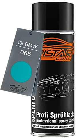 TRISTARcolor Autolack Spraydose für BMW 065 Türkis Metallic | Basislack, Sprühdose 400ml