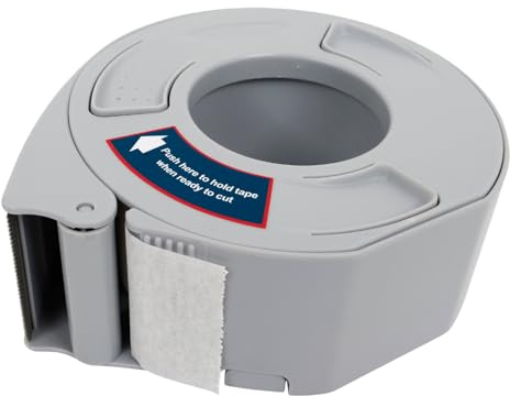 HOME IT® Work Dérouleur Ruban de Masquage 48 mm – Avec Ruban 50 m – Applicateur pour Grand Ruban Adhésif – Outil Pratique pour Masquage Rapide et Propre Avant Peinture