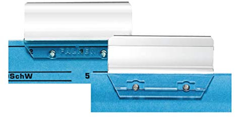 Original Falken 50er Pack Voll-Sichtreiter. Made in Germany. Ohne Beschriftungsschildchen für alle Original Falken Hängemappe Hängehefter Hängetaschen Hängeregistratur