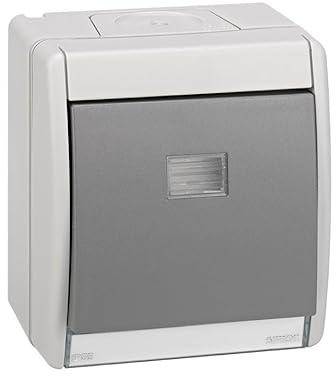 Simon 4490201-035 - Conmutador Gris 10Ax 250V Ip55