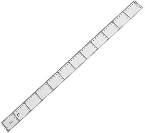 Faibo 41160 - Regla plana, 60 cm, transparente