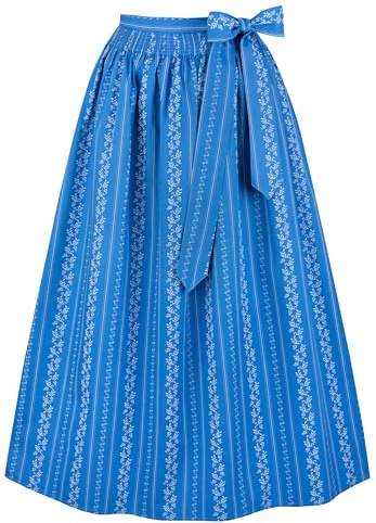 Stockerpoint Damen Dirndlschürze I Größe 34-56 I 100% hochwertige Baumwolle I Traditionelles Streifenmuster Design I Bequem & Pflegeleicht I Perfekt für Trachten & Festlichkeiten
