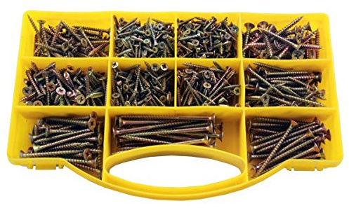 Resolut 780 Piece Assorted Chipboard & Wood Screws - CSK Pozi Drive 2898
