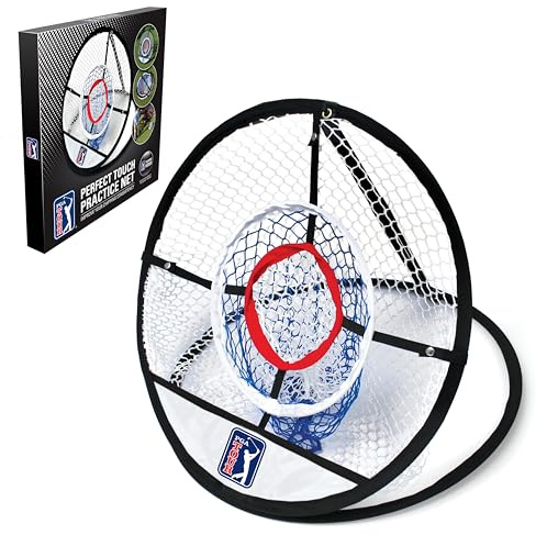 PGA Tour Perfect Touch Chipping Netz, Blau und Grün, 28,5x3,2x28,5 cm