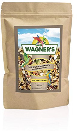 Wagner's | Mix - Papageienfutter für Amazonen - 2,5 kg Saaten & Obst