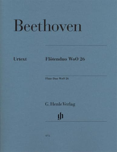 Duo für 2 Flöten WoO 26: Besetzung: Kammermusik mit Blasinstrumenten (G. Henle Urtext-Ausgabe)