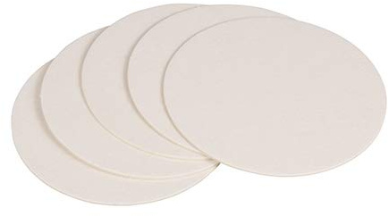 Cartingo Bierdeckel Gartenturm Filz rund 10,7 cm (100 Stück)