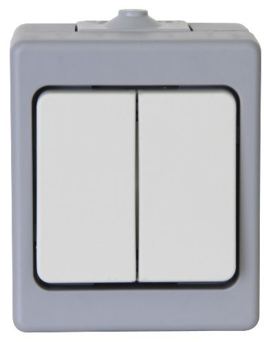 KOPP Aufputz-Feuchtraum Serienschalter Standard, grau, 563548001