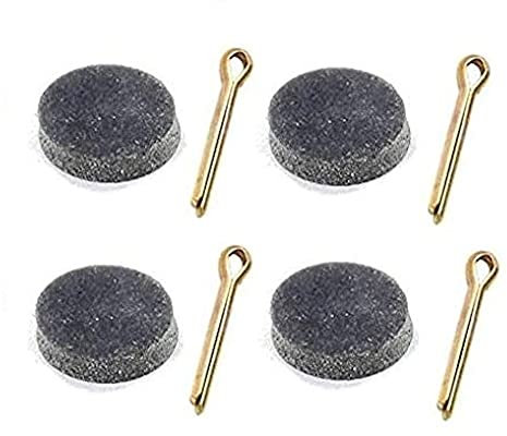 Merriway BH03440 (4 Pcs) 13mm (1/2 inch) Ball Valve Cistern Washers With Solid Brass Split Pin - Pack of 4 Pieces