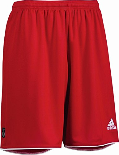 adidas Parma II SHT WO - Pantalón corto para hombre, color rojo/blanco, talla XXS
