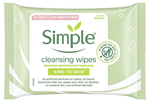 Simple Kind to Skin Cleansing Facial Wipes - Pack of 6 (42 Wipes)