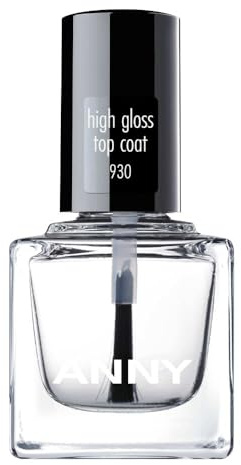 ANNY High Gloss Top Coat, Überlack für ein Hochglanz-Finish | 15ml