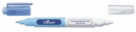 Clover Chacopen Blauer Vorzeichenstift mit Radierer (Wasserlöschbar), c1