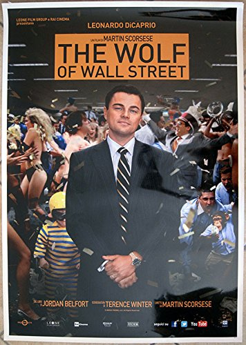 Iloveprint - The Wolf of Wall Street – Leonardo di Caprio – Original-Poster 100 x 70 cm (Wohnzimmer)