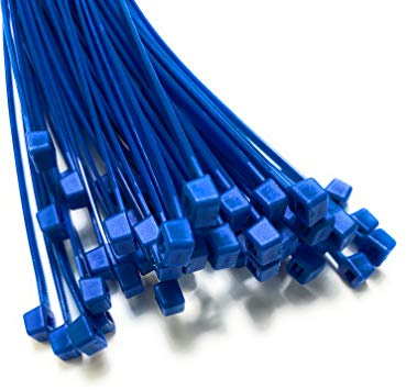 Heavy Duty Blue Cable Ties 7.2mmx450mm x20 Pieces