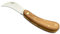 DUE BUOI Veredelungsmesser 252L - Holzgriff, Stahlklinge, Ambidextrous, Gärtnern