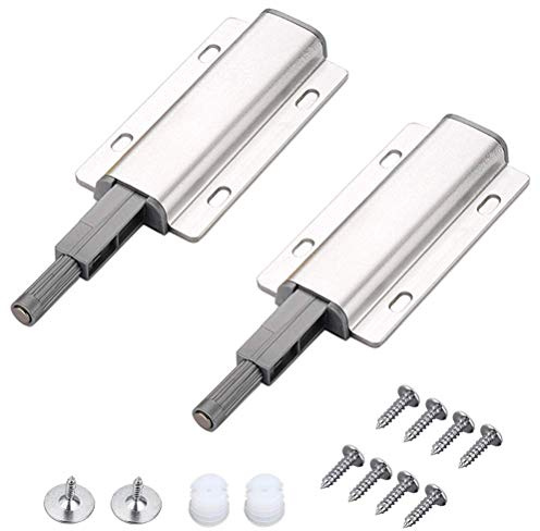 10 Stück Puffer Damper Türdämpfer Möbeltürdämpfer Schubladendämpfer Türschließer für Küchenschrank Schranktür Silber
