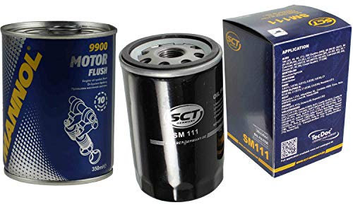 Original SCT Ölfilter SM 111 + SCT Motor Flush Motorspülung