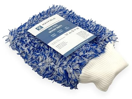 Mayfield Car Wash Mitt – 30cm x 20cm, Ultra Low Friction, Double Sided Microfibre