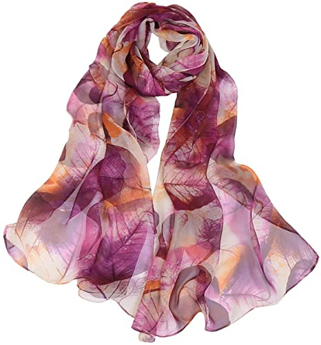 FAIRYGATE Chiffon Schal Damen Stola Halstuch Tuch für Sommer Herbst Winter Ganzjährig Schals & Tücher