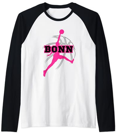 Bonn Basket Ball Fan Support Rheinland Stadion pink Raglan