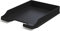 Set de 20x Bandejas portadocumentos tamaño A4 Negro - Organizador Escritorio apilable - Bandeja plástico para Oficina - Archivador Papeles - Cestas de Correo - 35x25x5,2 cm