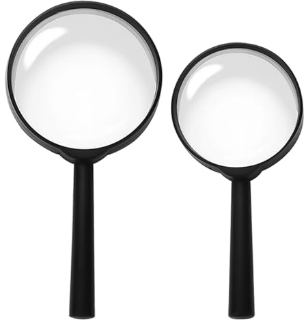 2 Pieces Of Children'S Magnifying Glass, Reading Assistance Tools, Children'S Toys, Role-Playing Props.