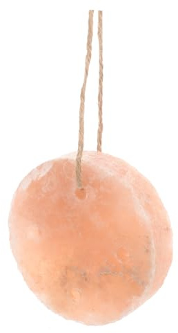TOYANDONA Kaninchen Salzleckstein Mineralblock Mit Seil Natürlicher Natursalzziegel Für Kleine Haustiere Wie Hamster Und Meerschweinchen