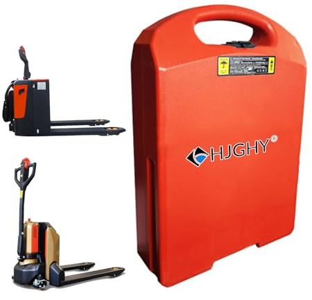 HJGHY 24v 20ah, Batterie LiFePO4 24 V 20 Ah 30 Ah 40 Ah pour Chariot élévateur électrique et Batterie 48 V 15 Ah 20 Ah pour transpalette, Compatible avec Les Moteurs CBD15J/CBD18.