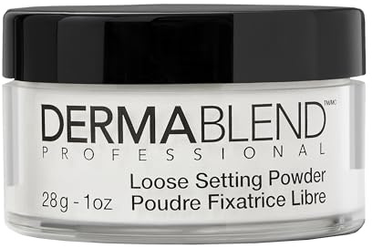 Dermablend Loose Setting Powder, Face Powder Makeup & Finishing Powder, Mattifying Finish and Shine Control