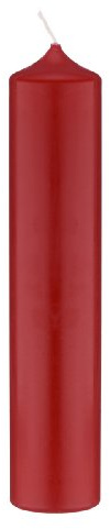 Altarkerze 80/300, Farbe Rot